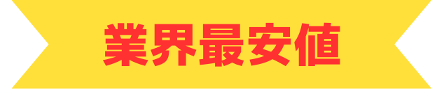 業界最安値
